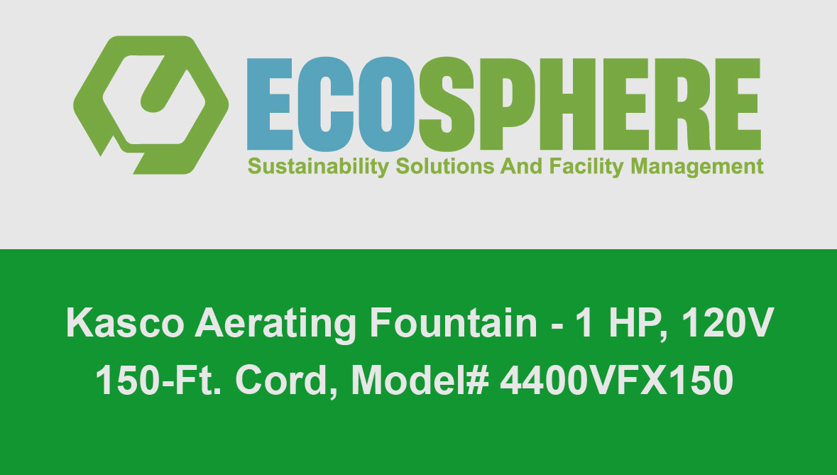Kasco Aerating Fountain - 1 HP, 120V, 150-Ft. Cord, Model# 4400VFX150